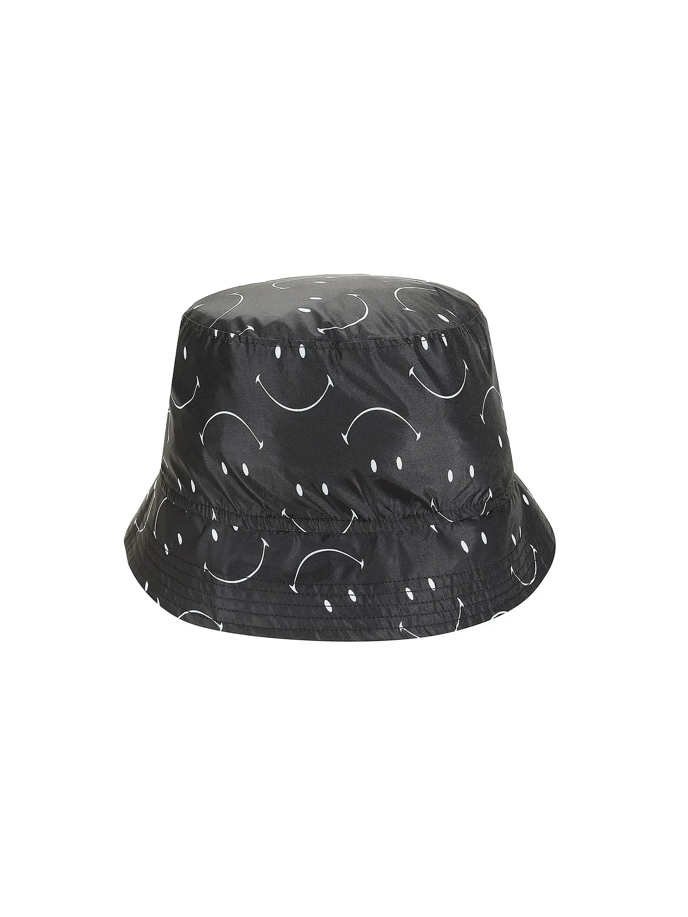 RAINKISS | Regen Fischerhut - Bucket Hat Rainbow Smile | schwarz
